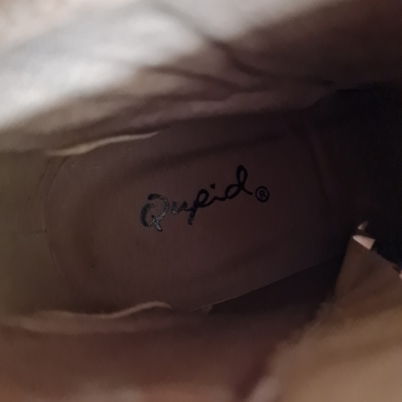 Qupid Rose Gold Metallic Heels Pointed Toe Size 6 - Picture 11 of 13